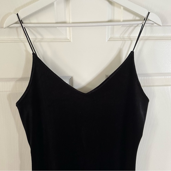 Like New Free People Velvet FP Intimately Maxi Slip Dress in Black - Picture 7 of 13